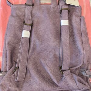 Lavender Leather Women's Bag